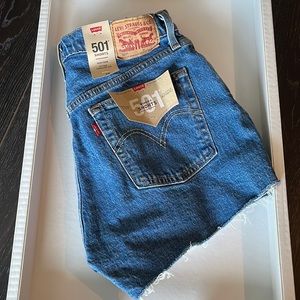 Levi’s 501 Shortie Denim Shorts